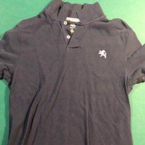 Dark blue express polo tee